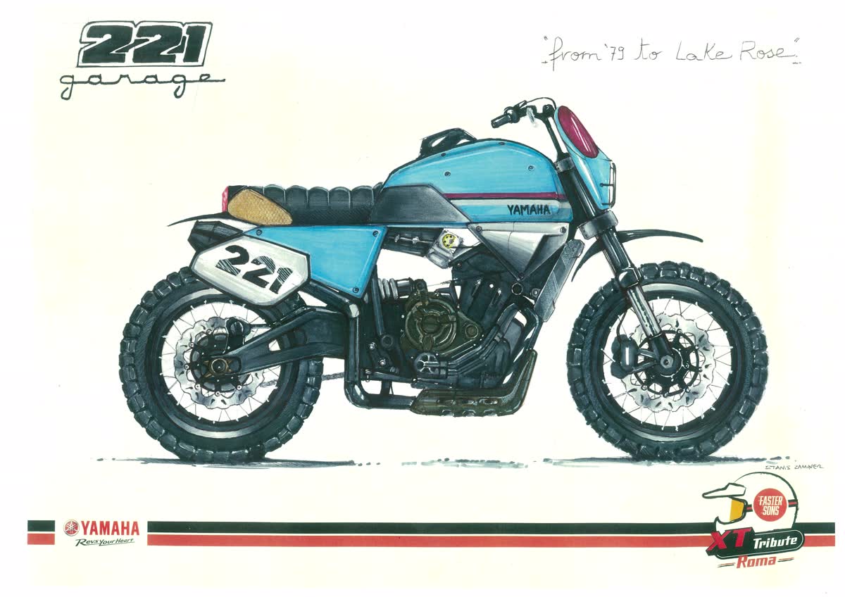 Sketch Yamaha Violante — Garage221