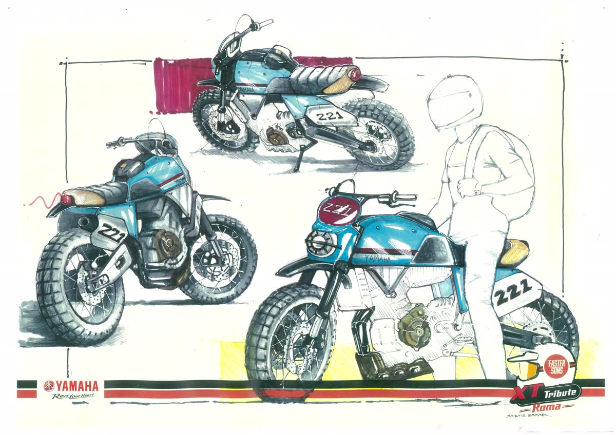 Sketch Yamaha Violante — Garage221